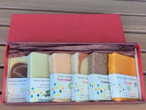 coffret savons invités